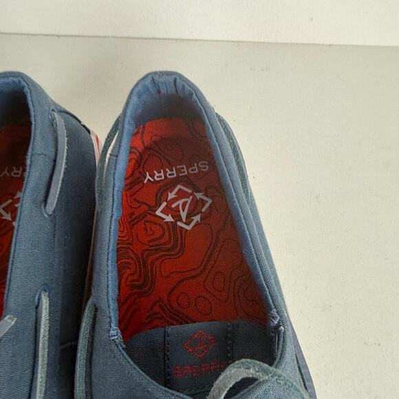 Sperry Bahama II SeaCycled Hybrid Boat Shoe Sneaker Blue Sz 10.5 - Picture 6 of 8